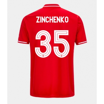 Billige Fotballdrakt Nottingham Forest Oleksandr Zinchenko #35 Replika Hjemmedrakt 2025-26 Kortermet
